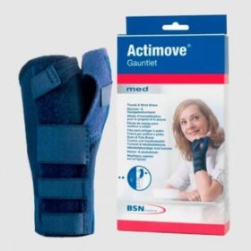 Muñequera con dedo pulgar izquierda